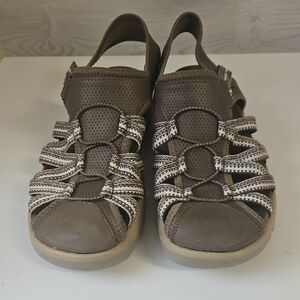 Baretraps- Sandals Women's 8M Khaki Lana, Hook & Loop